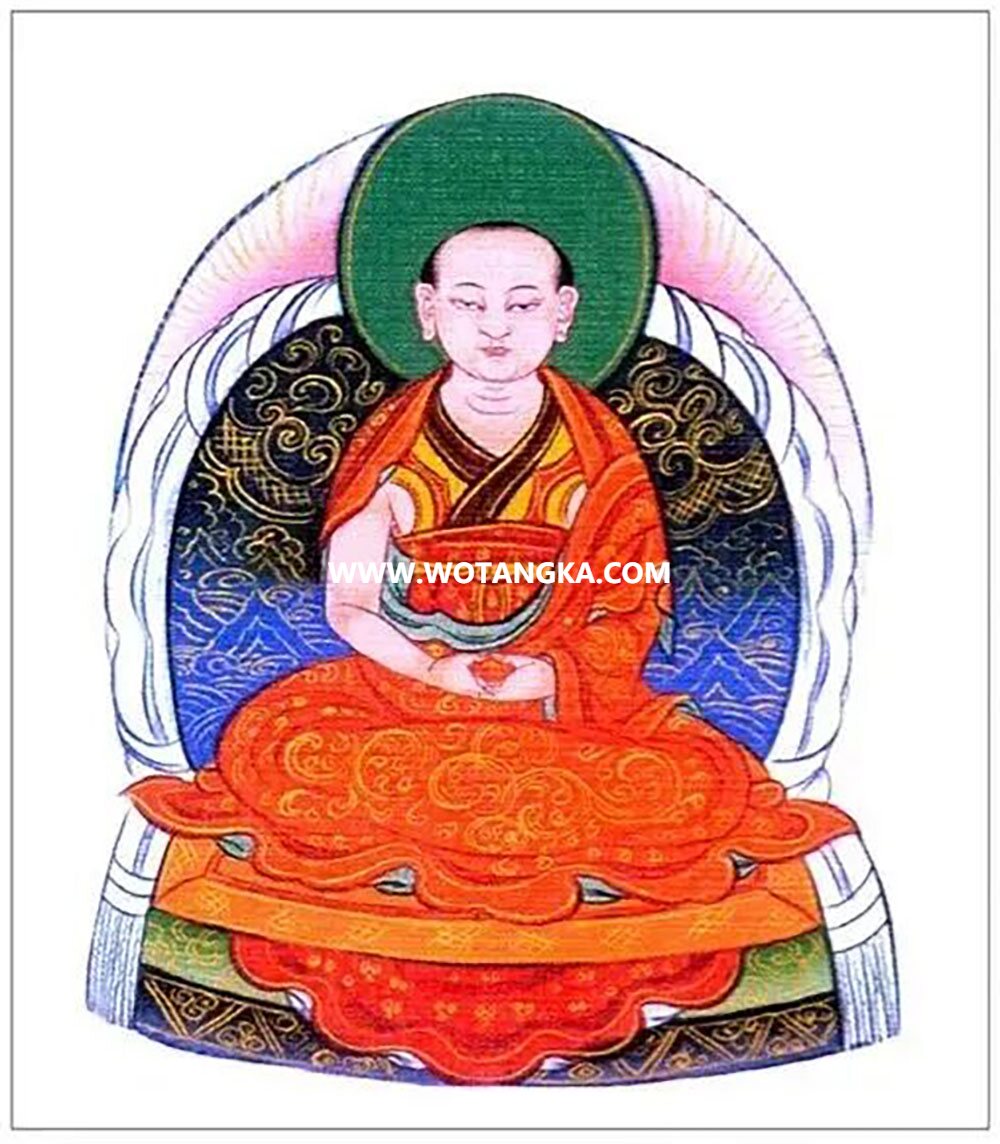 沃唐卡编号AC16827：无畏如来芽（吉美嘉威纽固）