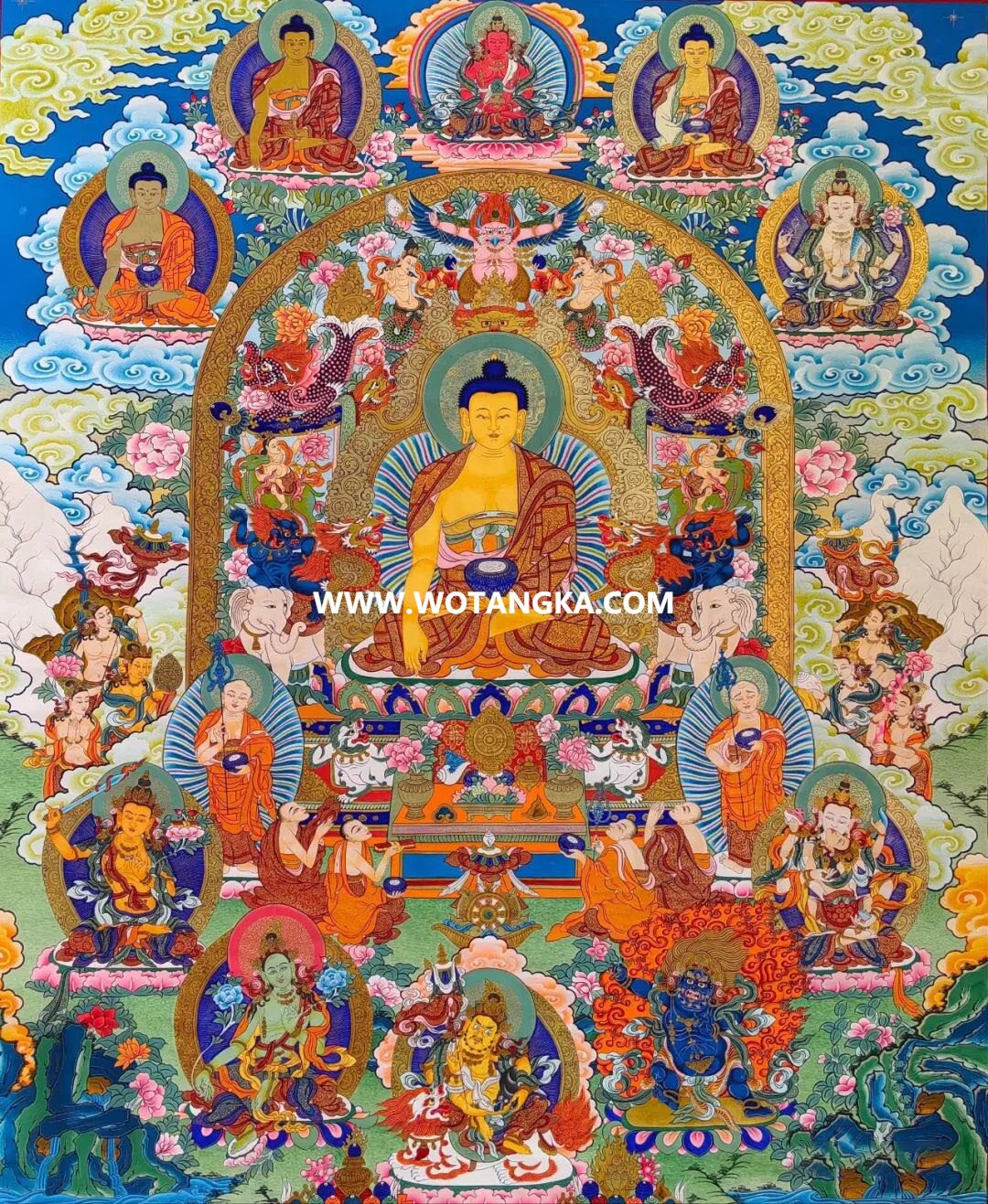 沃唐卡编号AC28947：释迦牟尼佛
