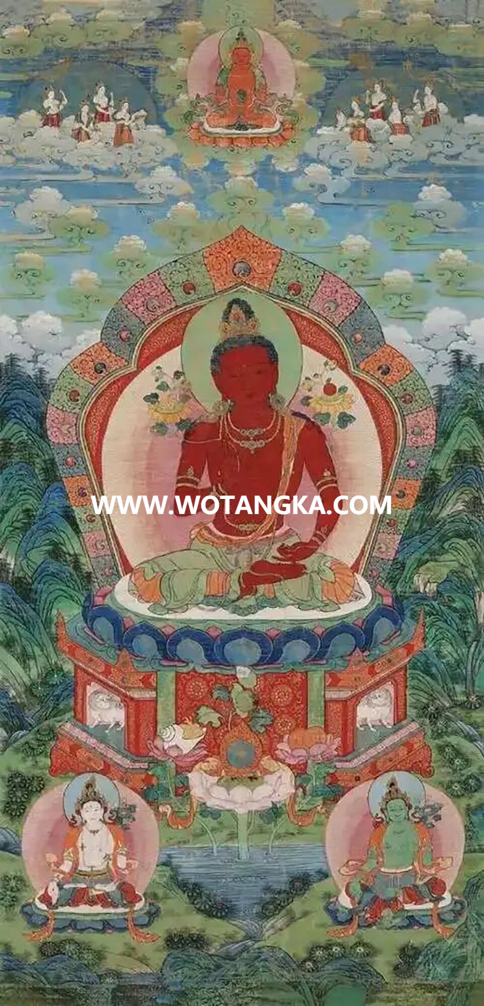 沃唐卡编号AC31489：日光菩萨