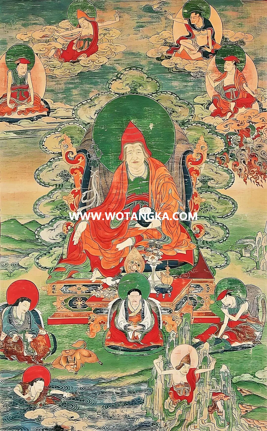 沃唐卡编号AC39158：寂护大师