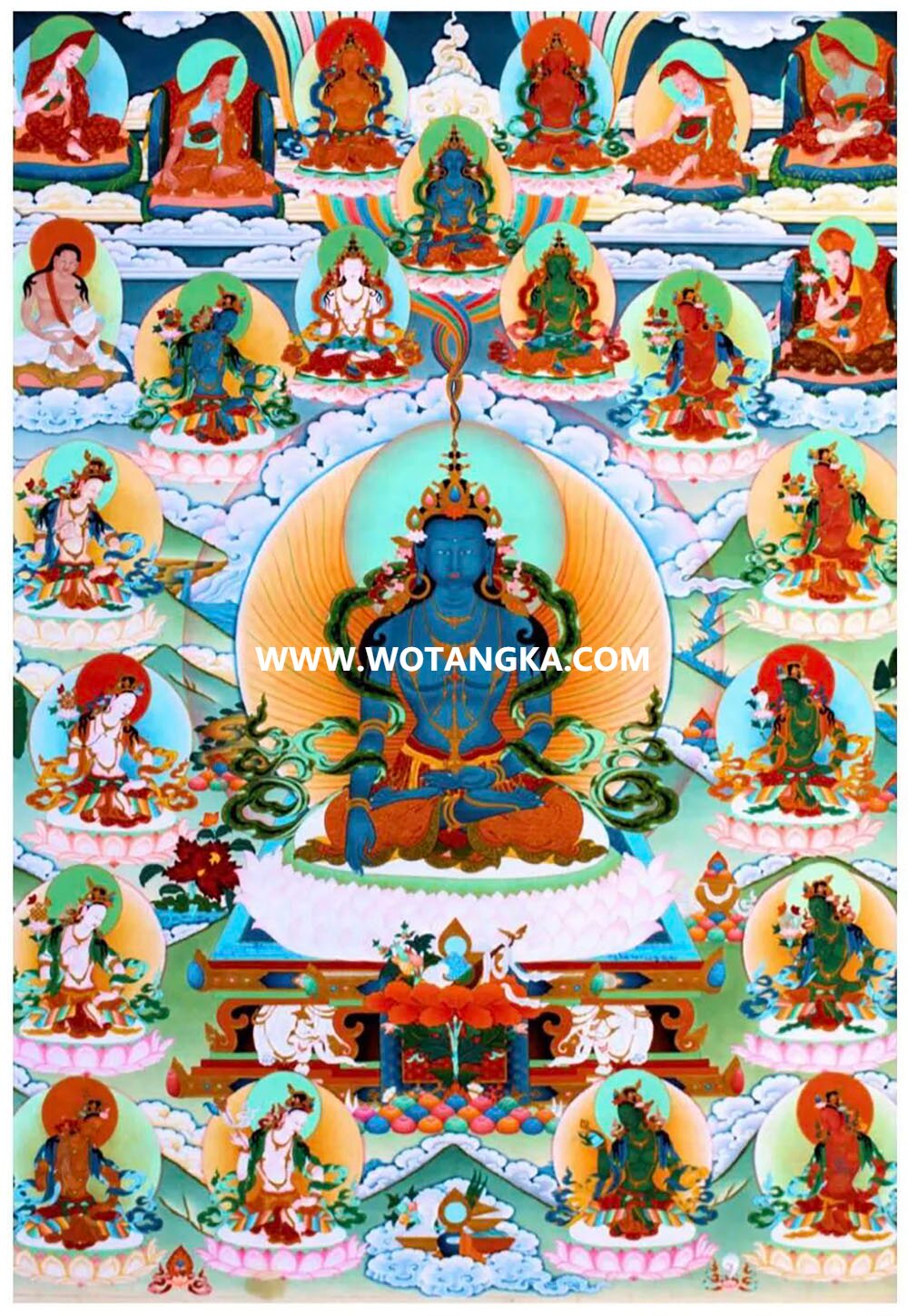 沃唐卡编号AC47685：东方不动佛