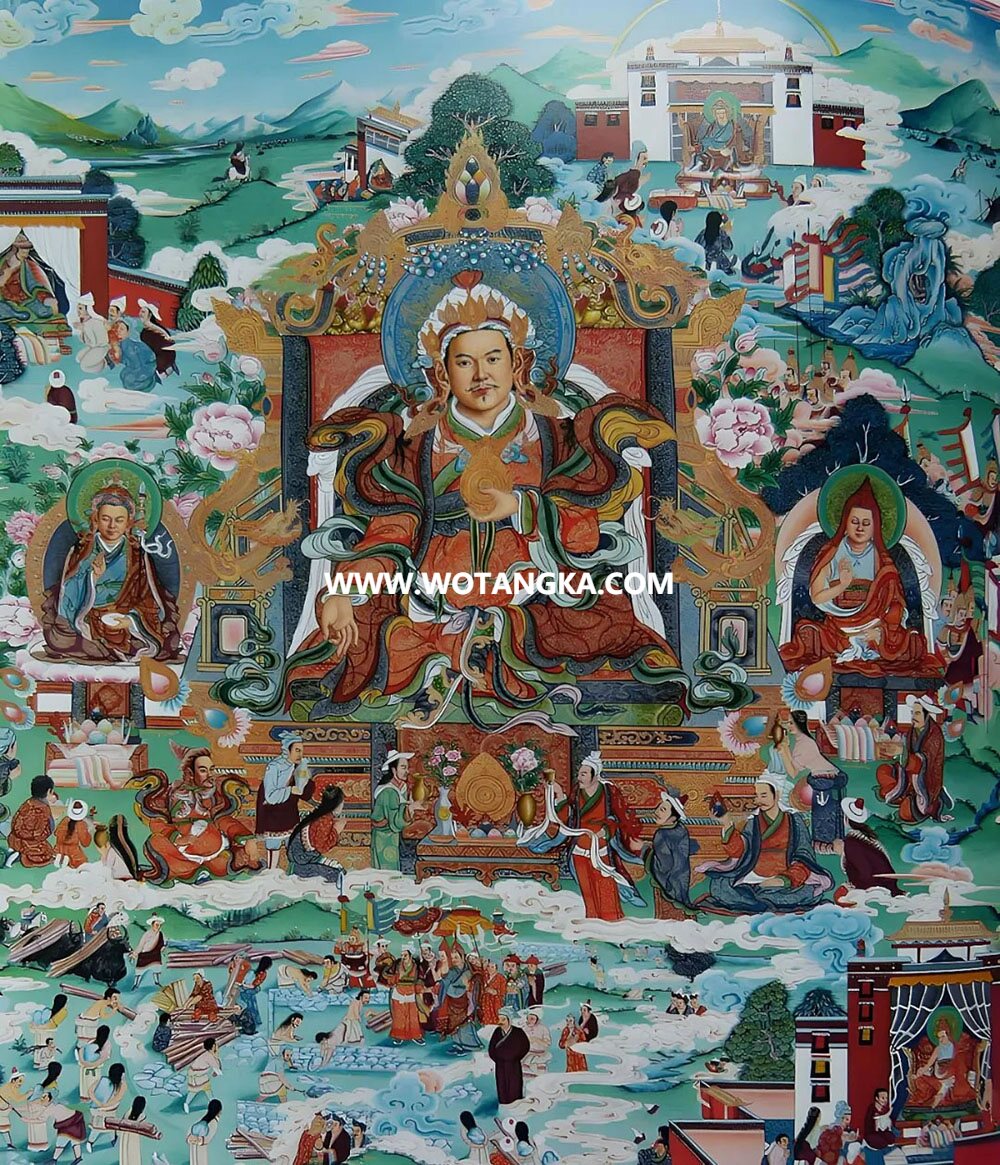 沃唐卡编号AC48026：赤松德赞