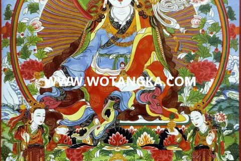 沃唐卡编号AC59368：莲花生大士