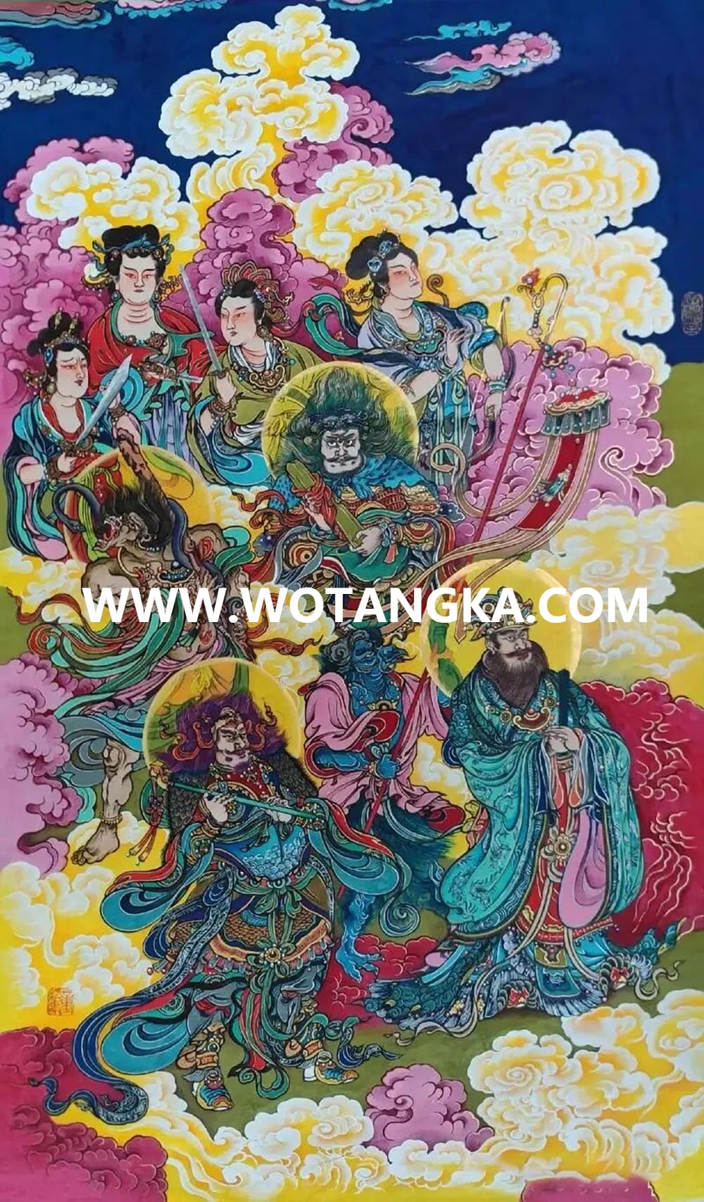 沃唐卡编号AC68742：天龙八部