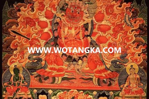 沃唐卡编号AC69178：马头明王