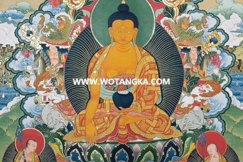 沃唐卡编号AC72148：释迦牟尼佛