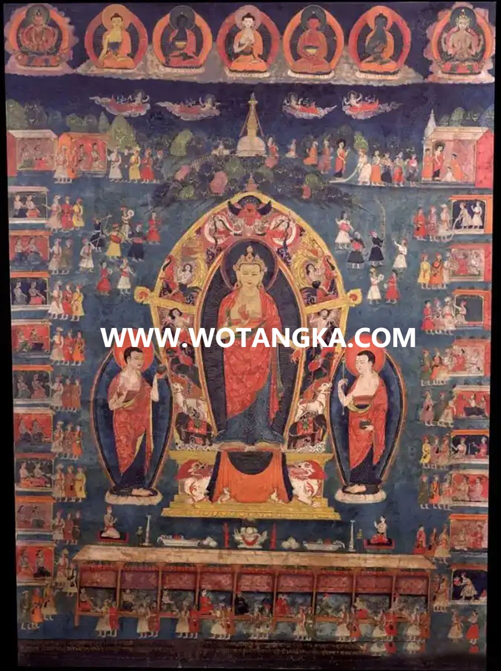 沃唐卡编号AC73825：燃灯佛