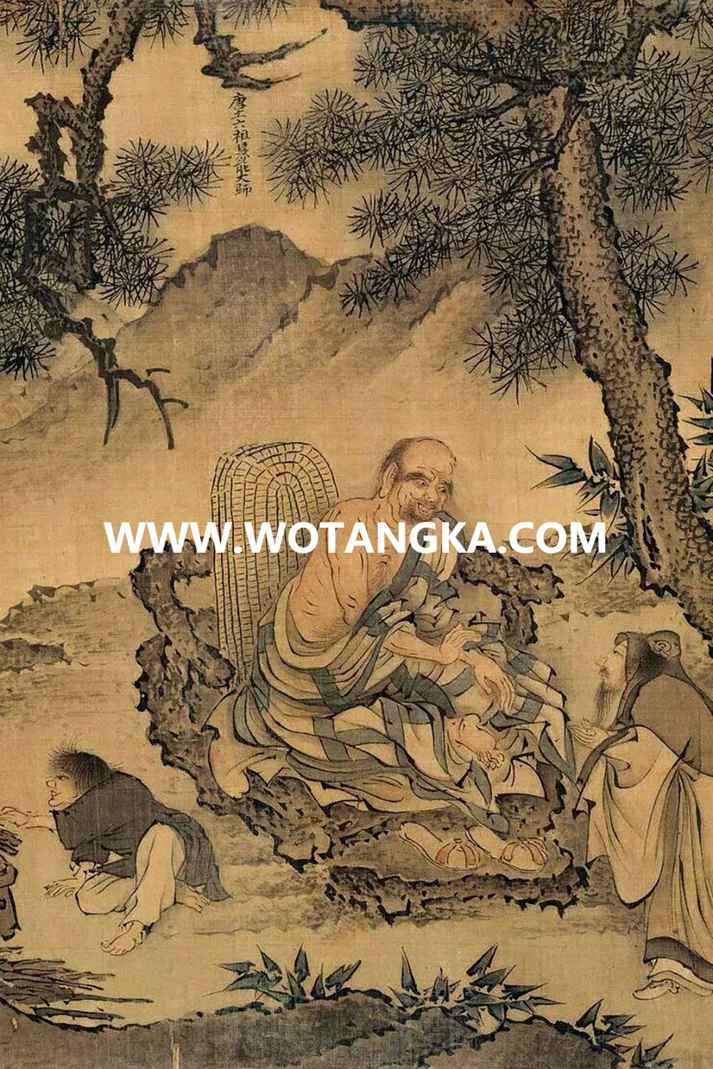 沃唐卡编号AC78253：禅宗六祖惠能大师