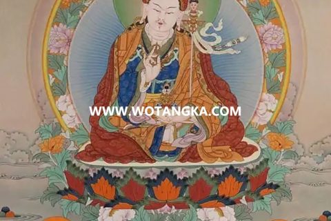 沃唐卡编号AC79801：莲花生大士