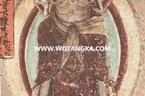 沃唐卡编号AC82912：双头佛