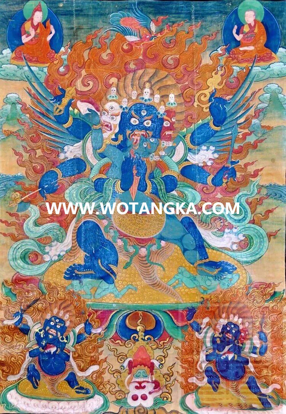 沃唐卡编号AC83567：普巴金刚