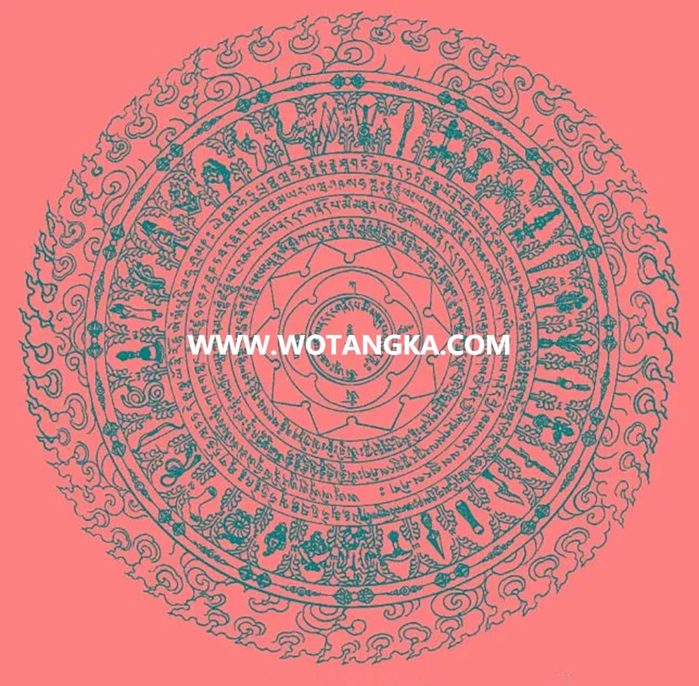 沃唐卡编号AC91847：大威德护轮