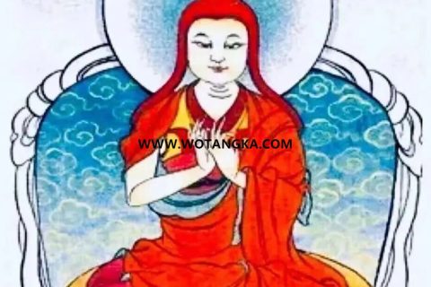 沃唐卡编号AC93127：第三世多智钦·吉美丹贝尼玛(无畏法日)