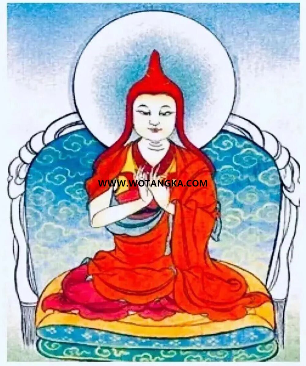 沃唐卡编号AC93127：第三世多智钦·吉美丹贝尼玛(无畏法日)