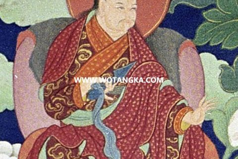 沃唐卡编号AC94360：桑杰喇嘛