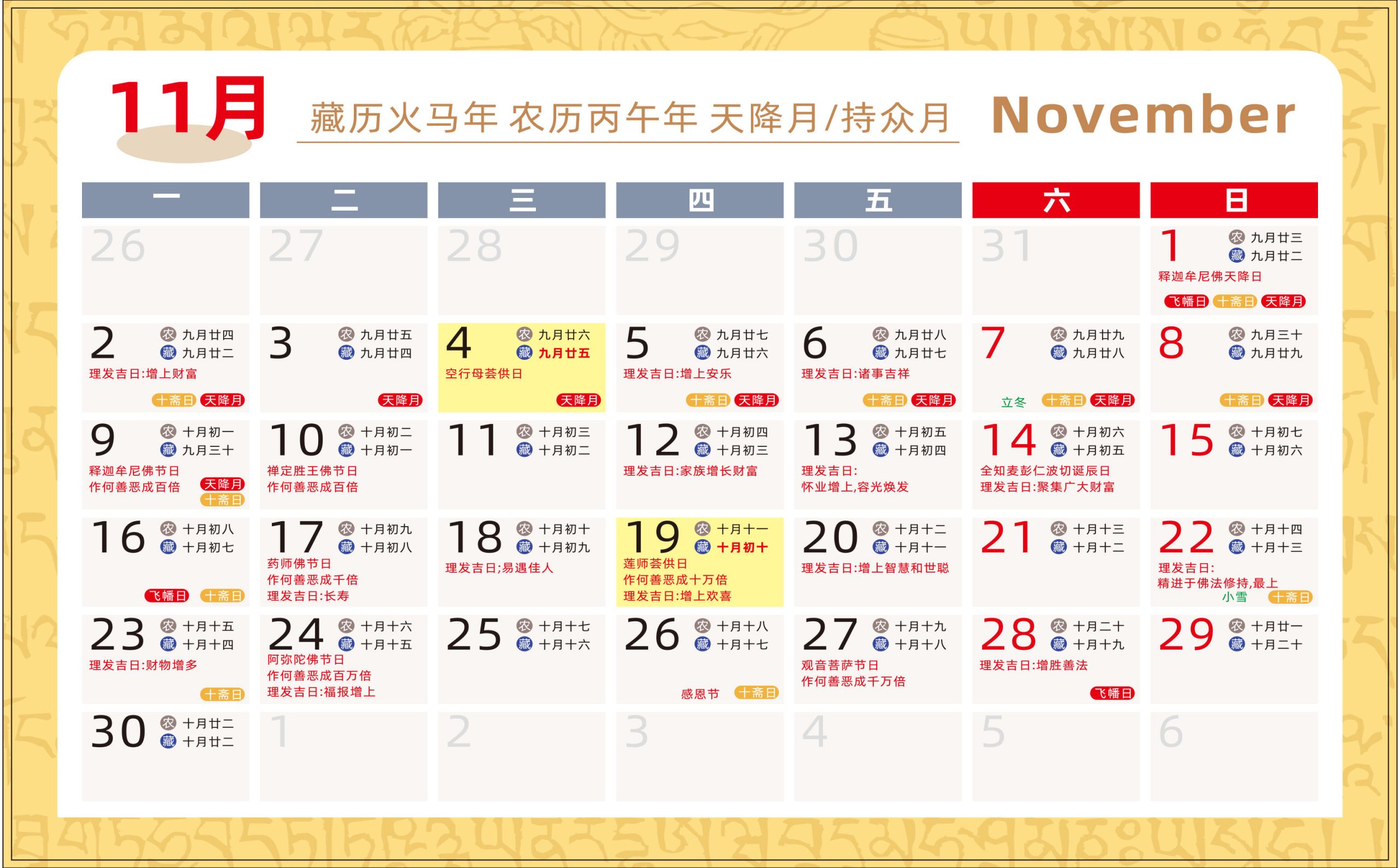 2025.11.28-藏历火马年（2026年）介绍与2026年藏历