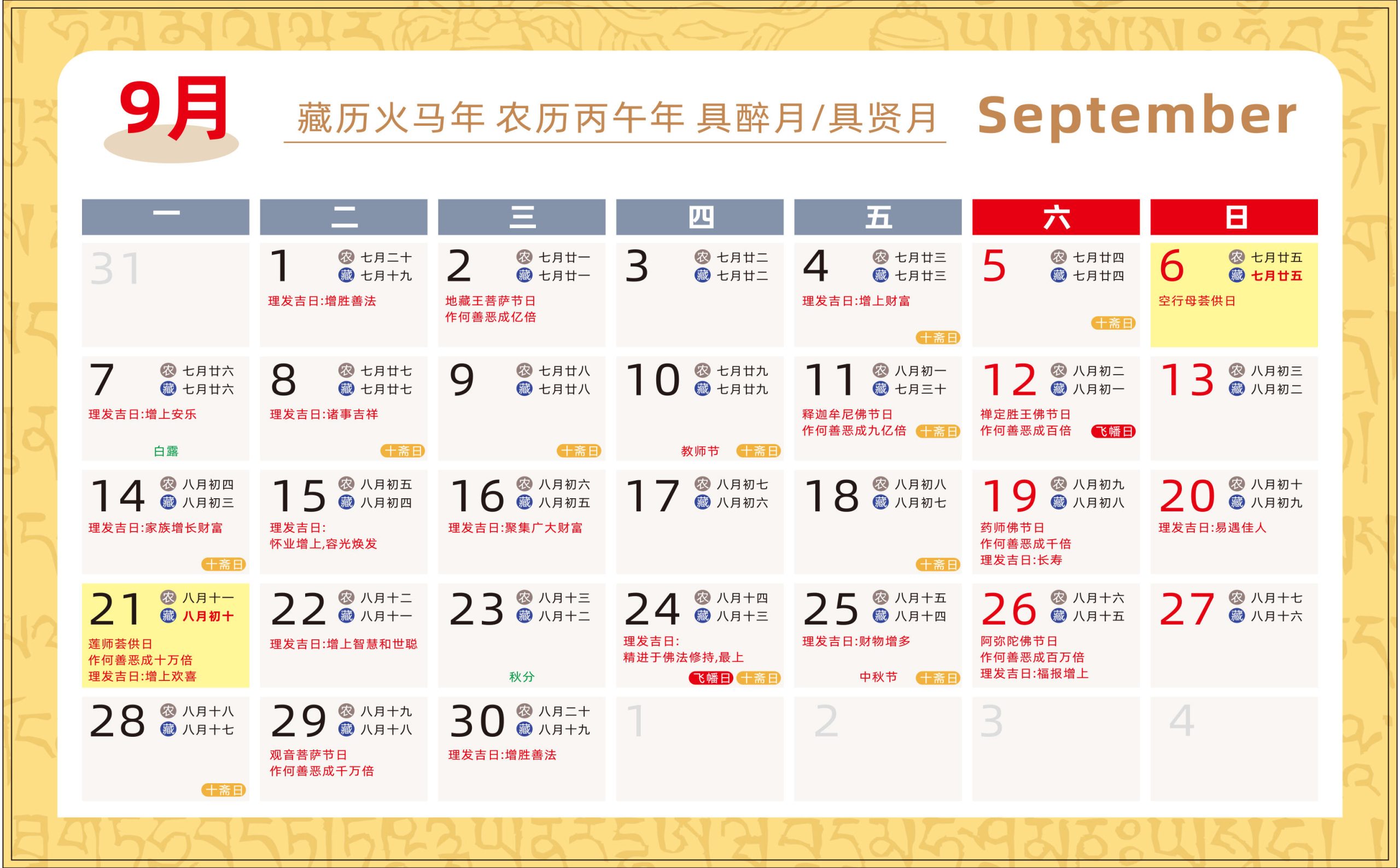 2025.11.28-藏历火马年（2026年）介绍与2026年藏历