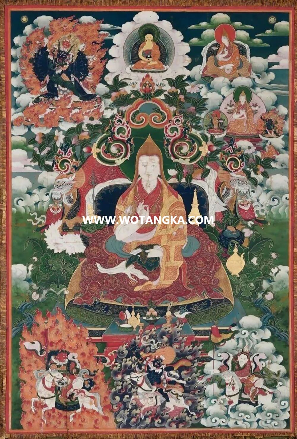 沃唐卡编号AC15324：阿底峡尊者