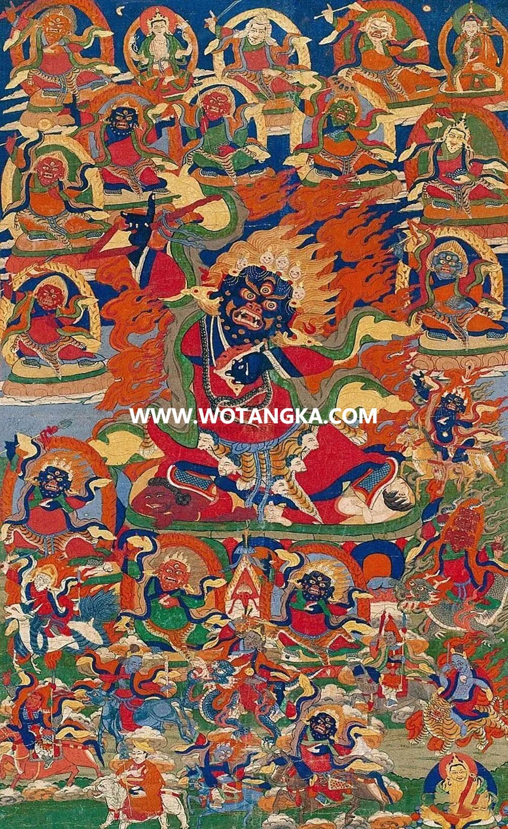 沃唐卡编号AC15794：持橛护法