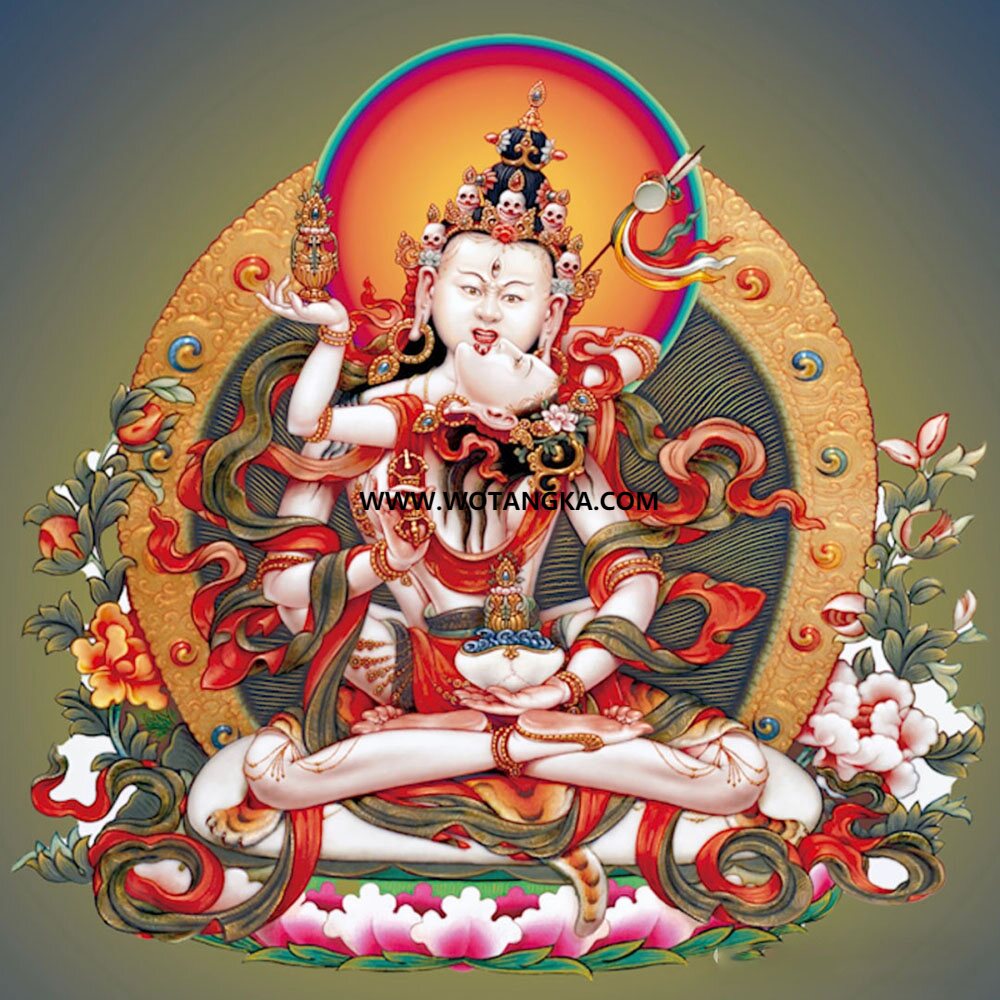 沃唐卡编号AC24513：海生莲师