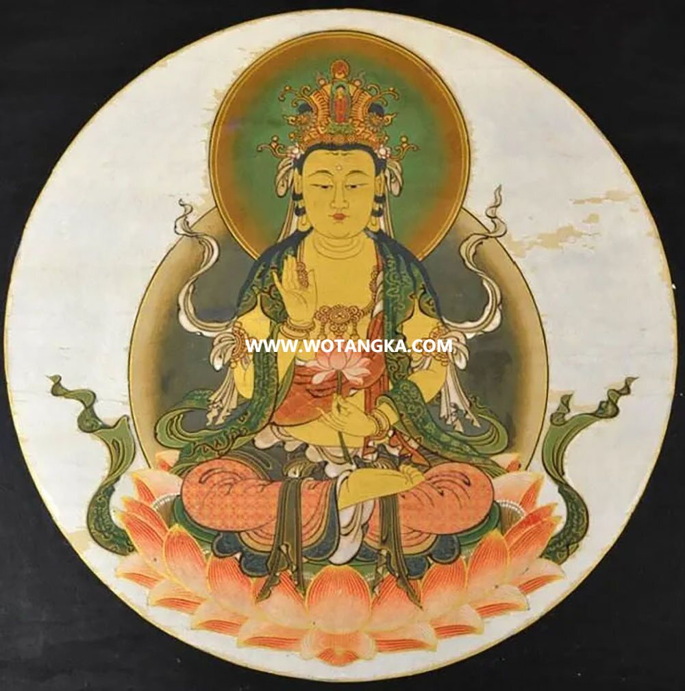 沃唐卡编号AC31245：圣观音（东密六观音）