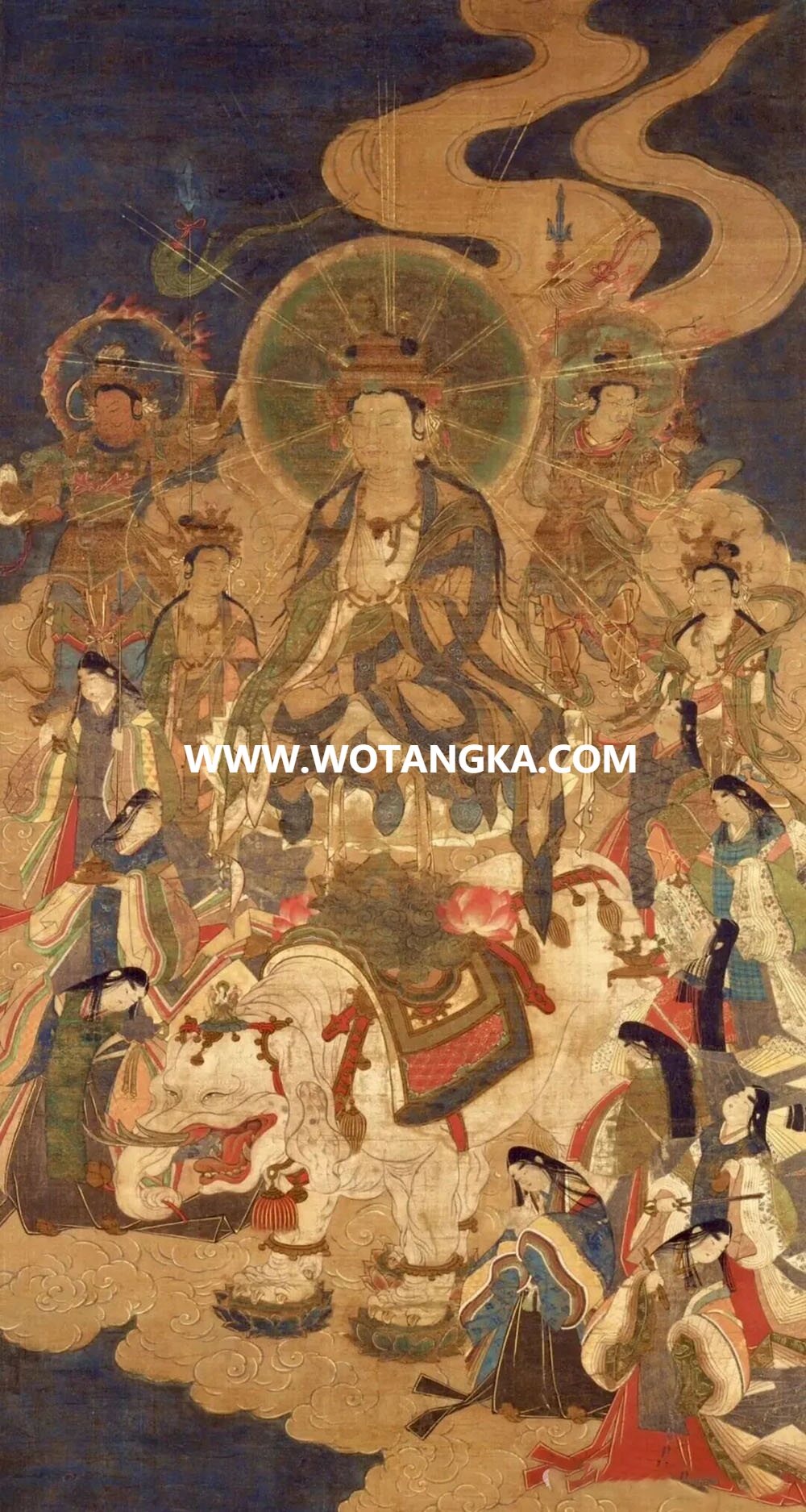 沃唐卡编号AC32417：普贤菩萨