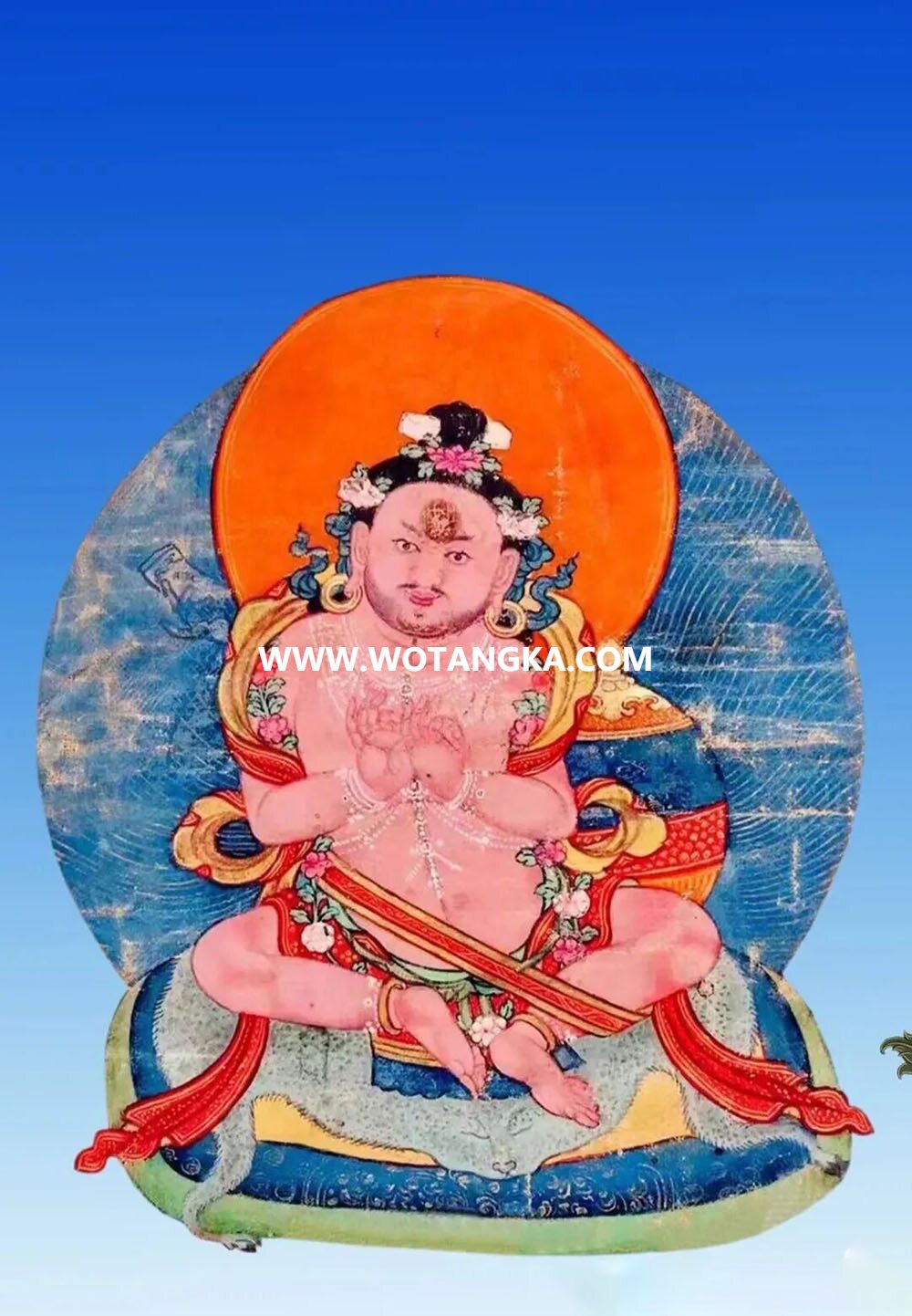 沃唐卡编号AC36185：毘瓦巴