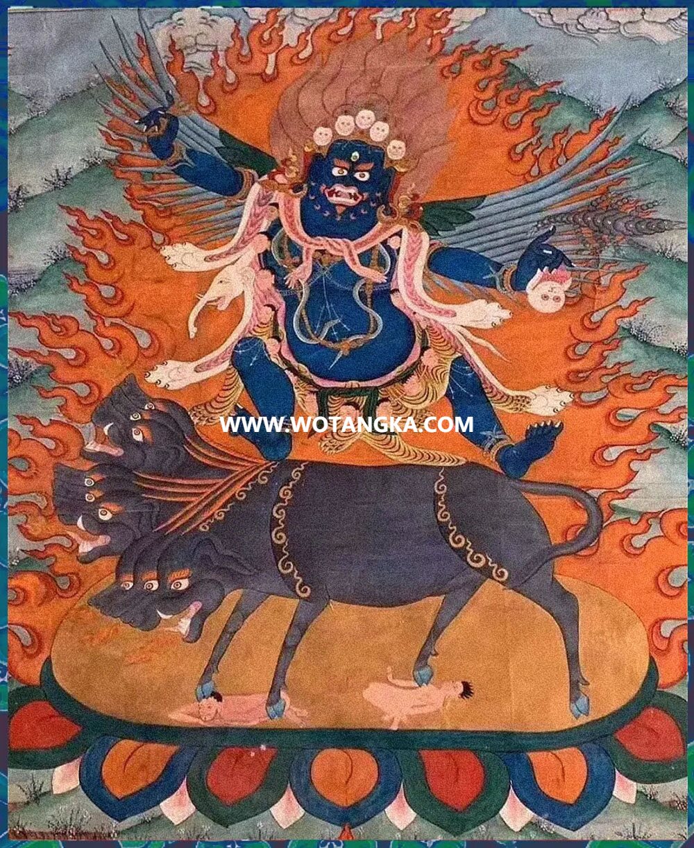 沃唐卡编号AC36418：除疫莲师