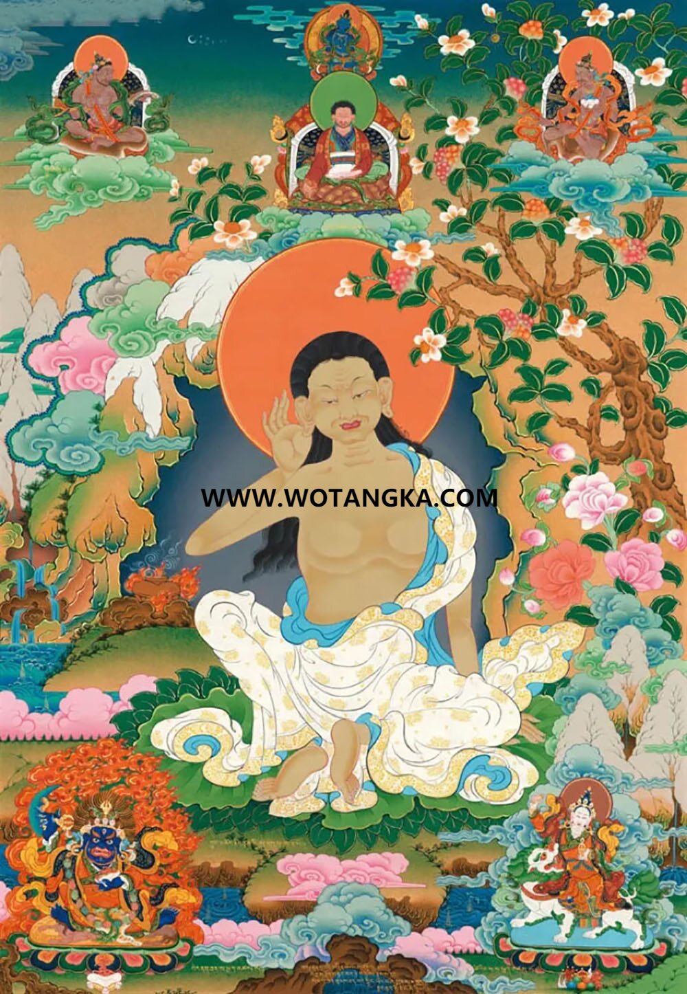 沃唐卡编号AC36476：米拉日巴