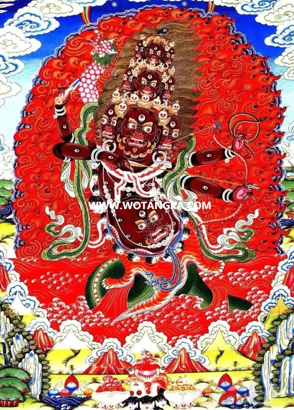 沃唐卡编号AC36489：惹呼拉