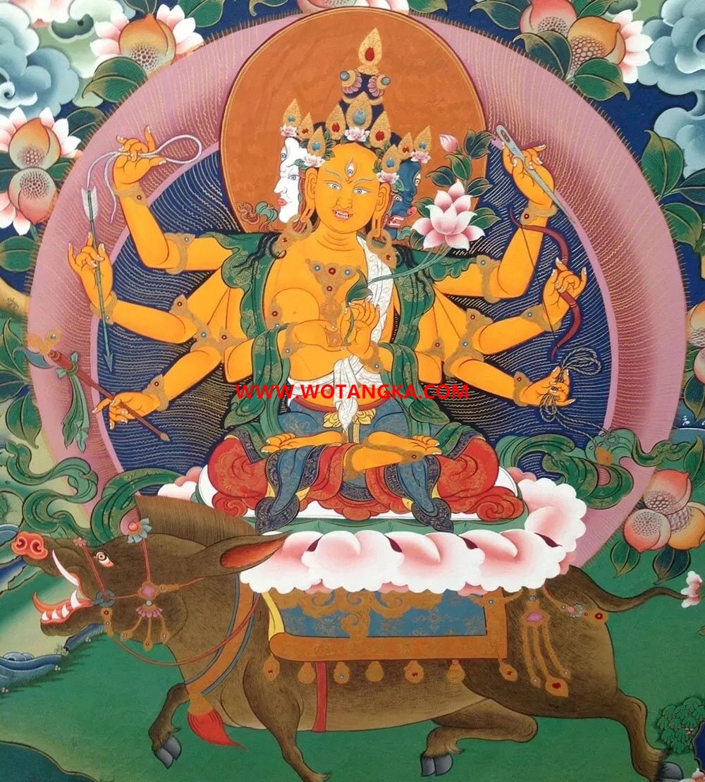 沃唐卡编号AC41254：摩利支天