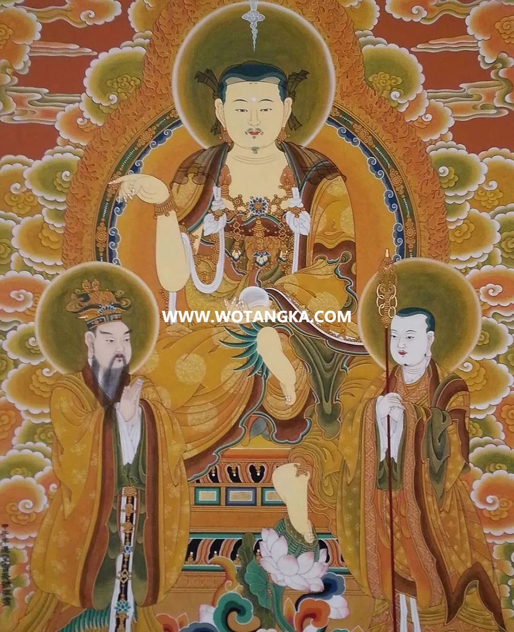 沃唐卡编号AC41352：佛陀