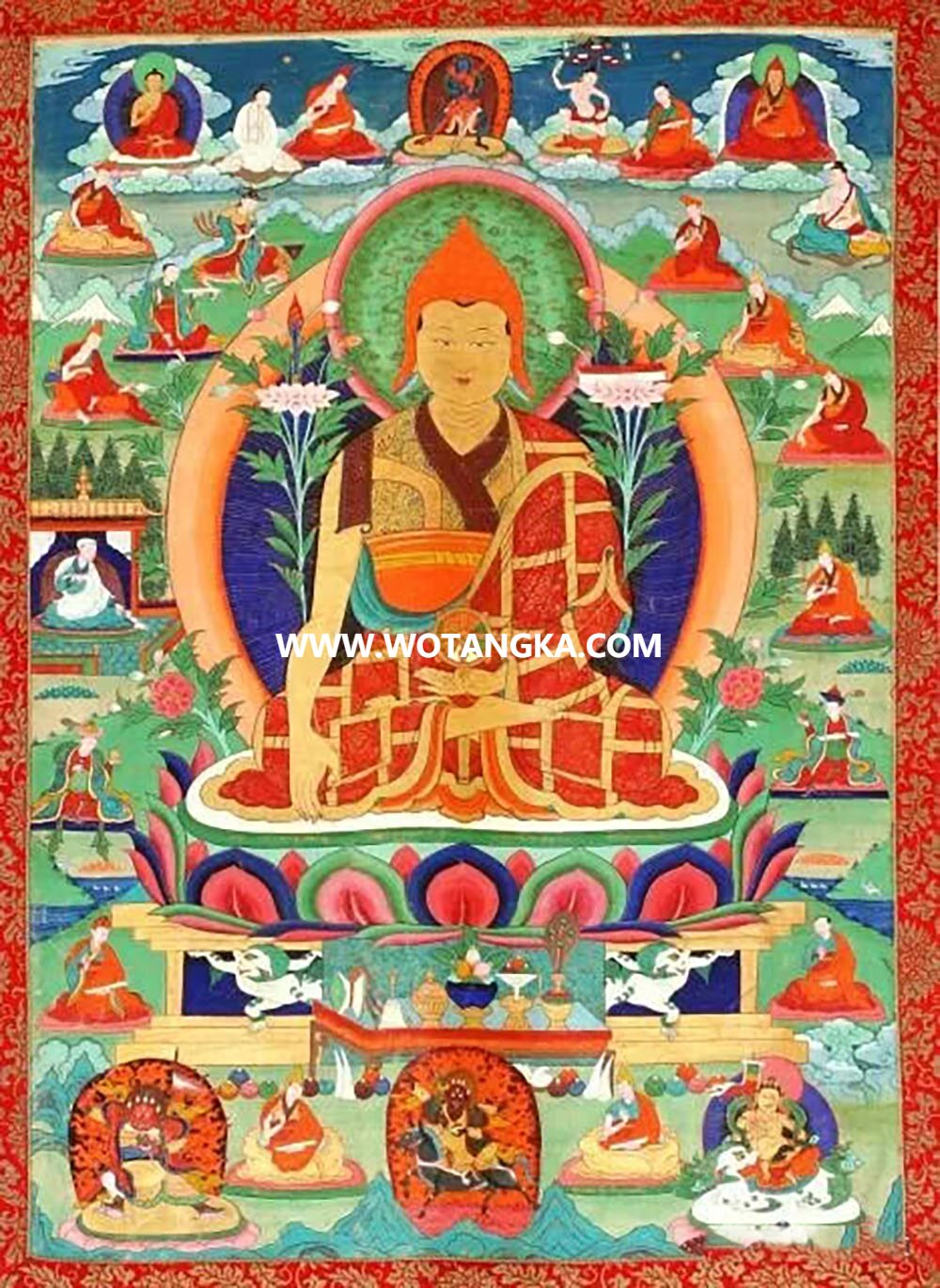 沃唐卡编号AC42513：多罗那他尊者