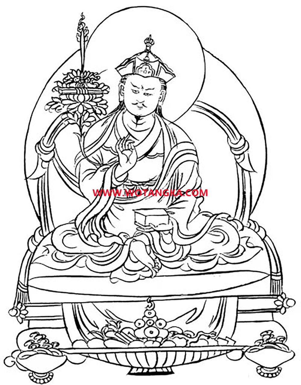 沃唐卡编号AC45312：秋吉林巴