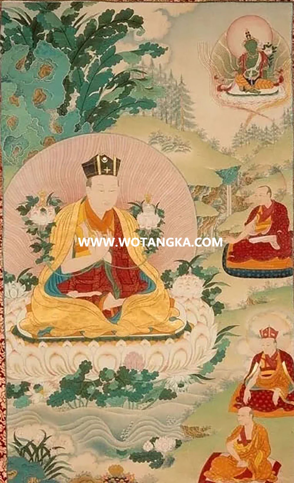 沃唐卡编号AC47512：第三世噶玛巴·让炯多杰