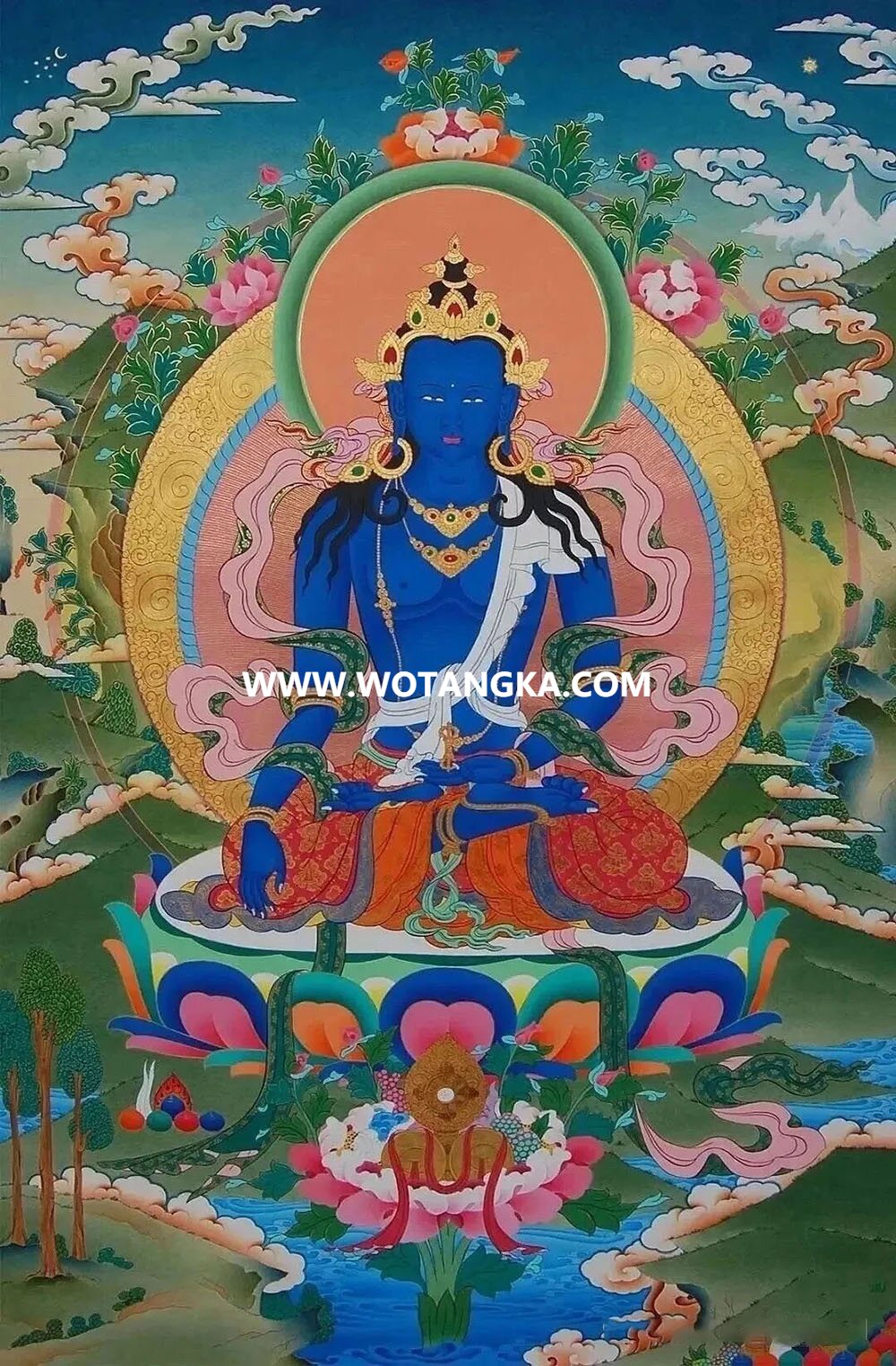 沃唐卡编号AC53514：阿閦佛