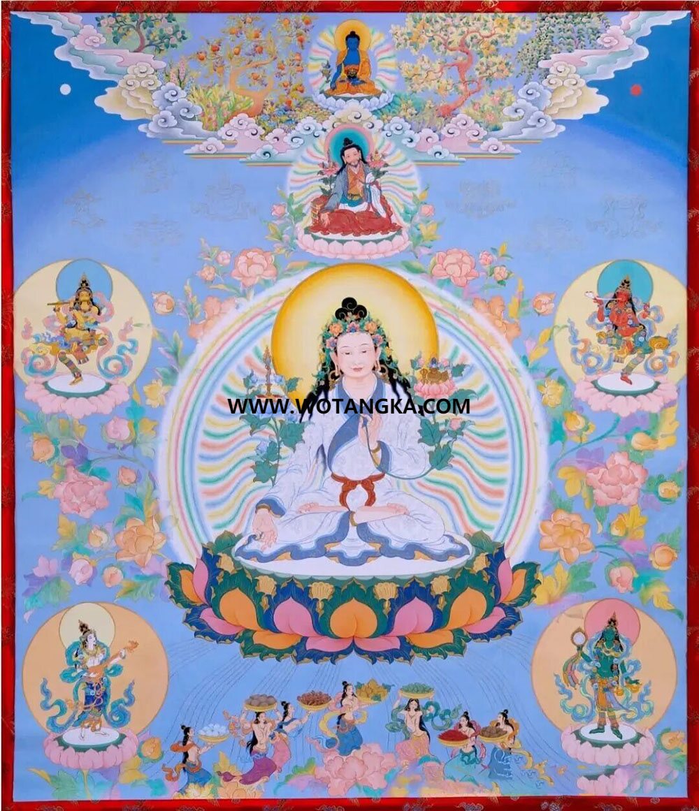 沃唐卡编号AC71851：宇妥宁玛·云丹贡布