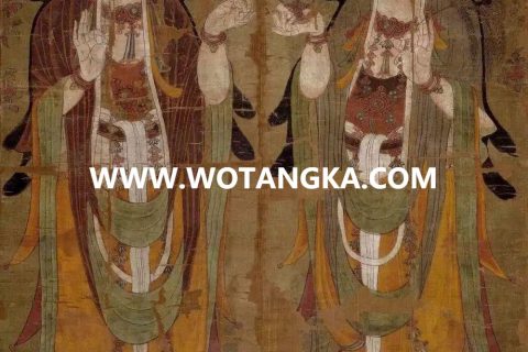 沃唐卡编号AC82962：观世音菩萨