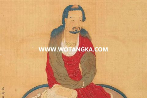 沃唐卡编号AC82975：男相观音