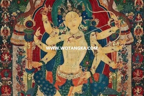 沃唐卡编号AC93172：摩利支天