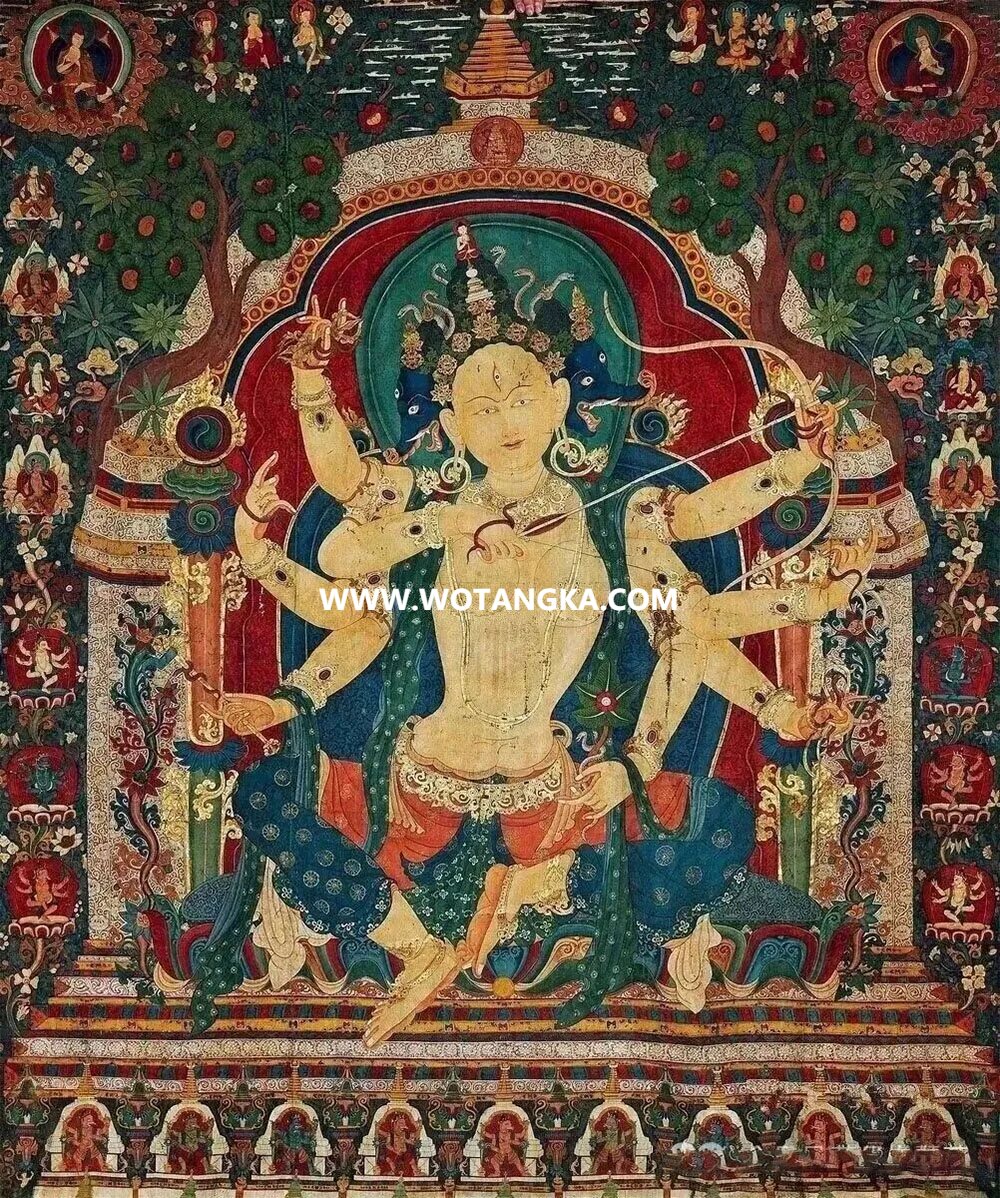 沃唐卡编号AC93172：摩利支天