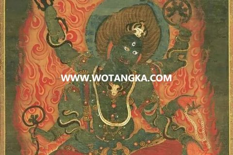 沃唐卡编号AC93175：秽迹金刚