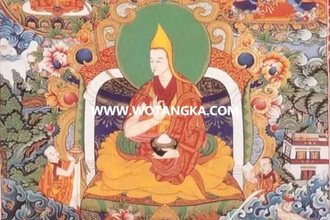 沃唐卡编号AC93196：第二世哲布尊丹巴呼图克图（哲布尊丹巴·罗布丹彬多密）