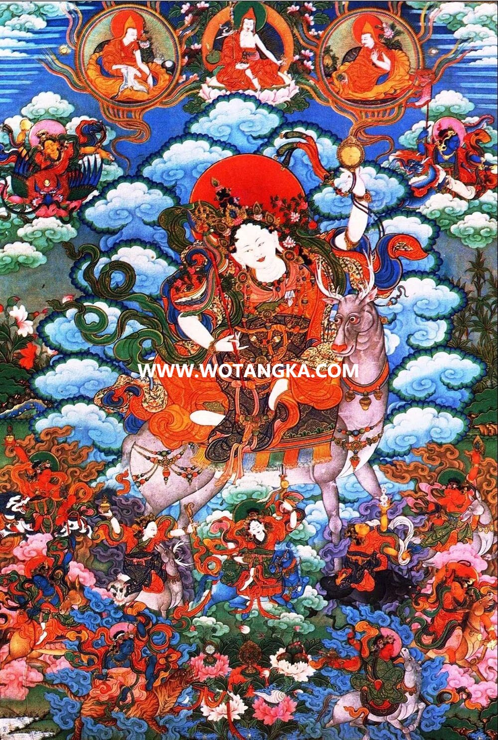 沃唐卡编号AC11345：永宁十二地母