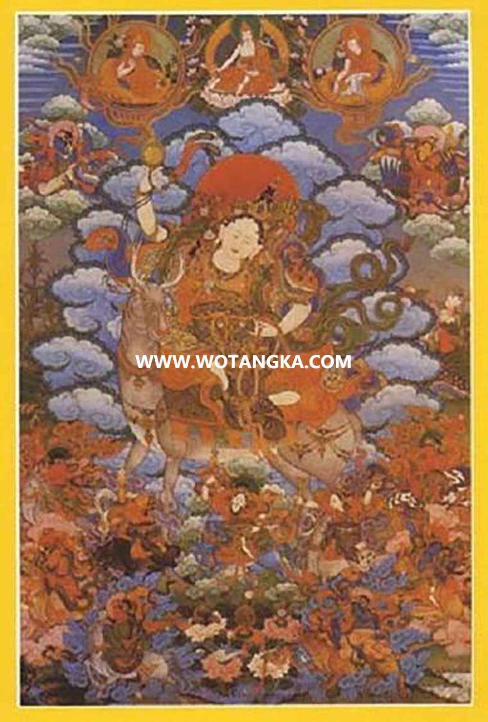 沃唐卡编号AC14294：永宁十二地母