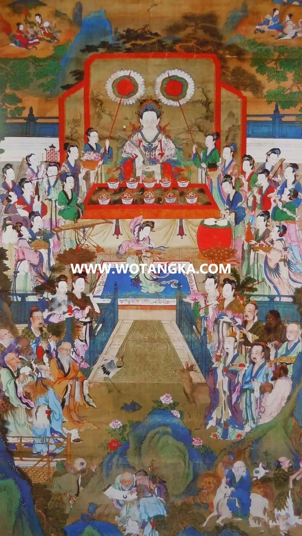 沃唐卡编号AC23280：西王母