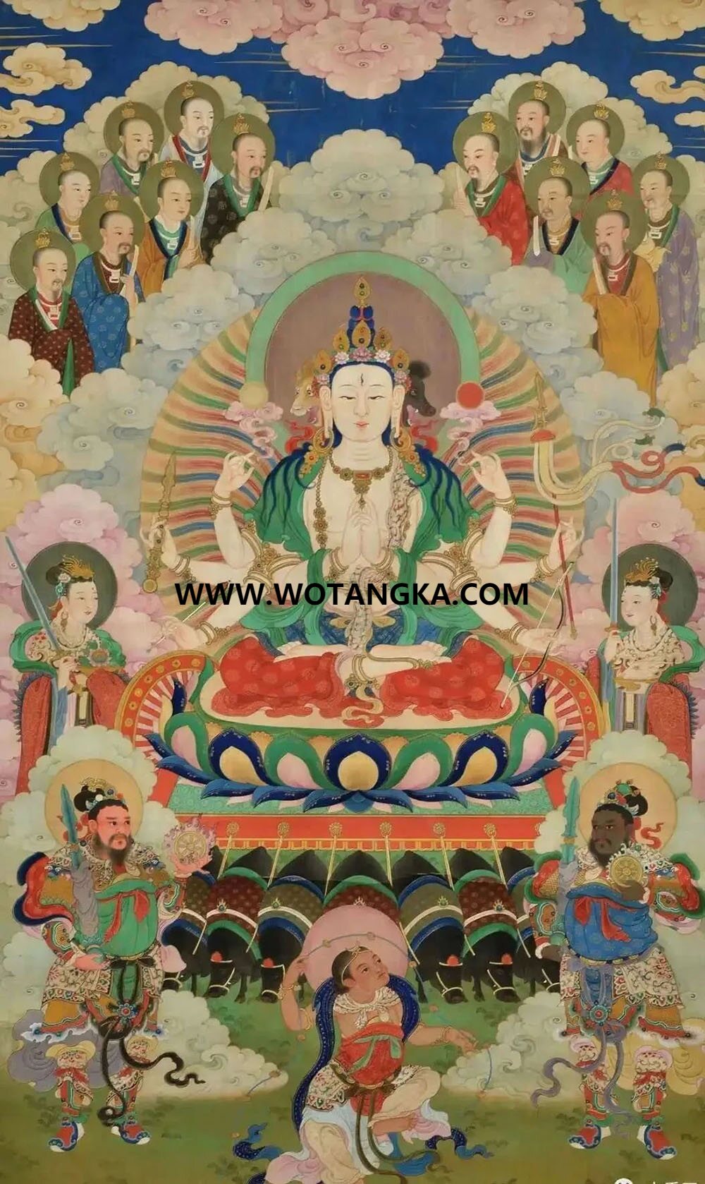 沃唐卡编号AC58137：斗姆元君