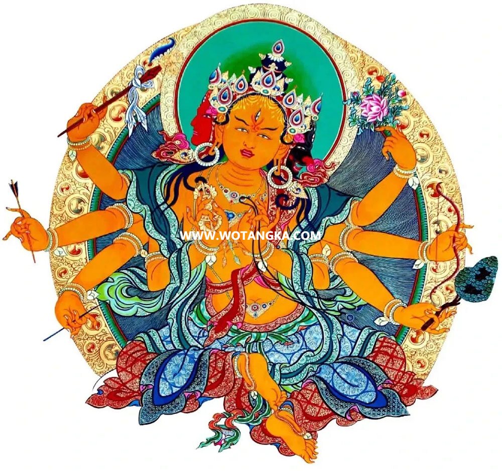 沃唐卡编号AC59248：摩利支天