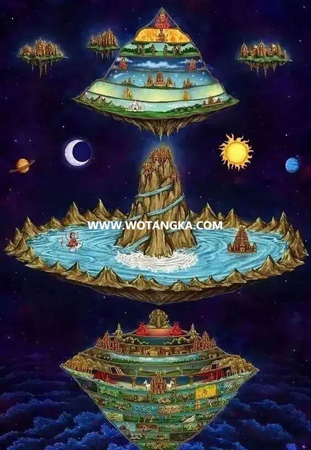 沃唐卡编号AC76891：须弥山