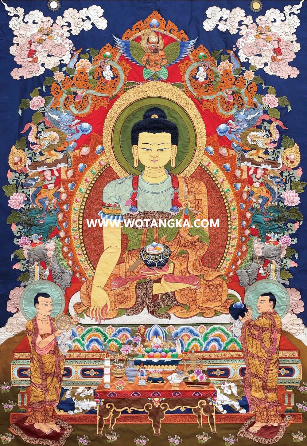 沃唐卡编号AC79128：释迦牟尼佛